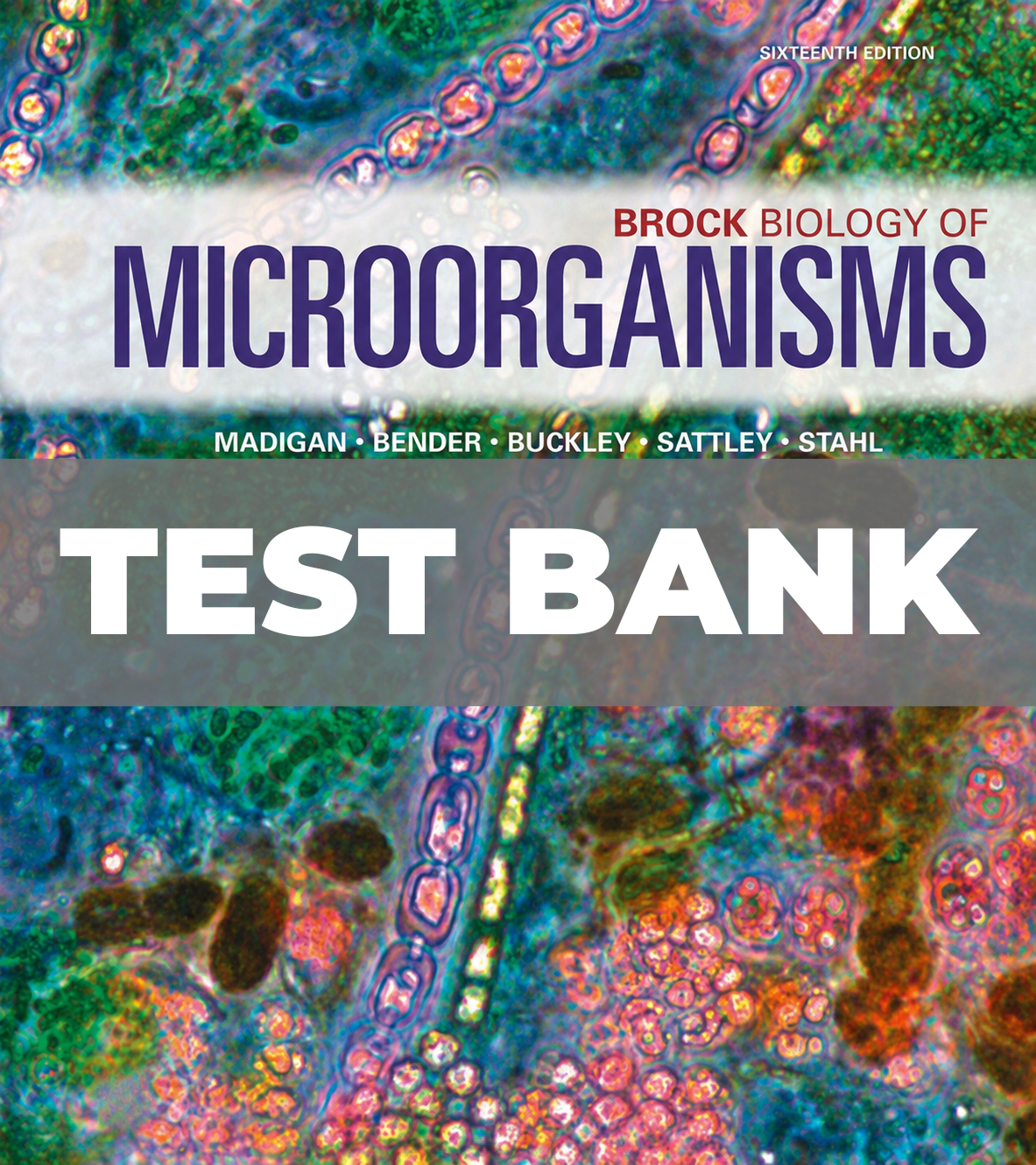 Test Bank for Brock Biology of Microorganisms 16th Edition